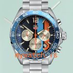 Tag Heuer Formula 1 43mm Formula1BLSB-002 Men Quartz Silver-tone: Genuine vs. Replica Analysis